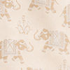 Beige Brocade Nehru Jacket with Self-Texture